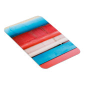 Caraïbische kleuren - abstract magneet (Rechterzijde)