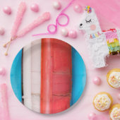 Caraïbische kleuren - abstract papieren bordje (Feest)