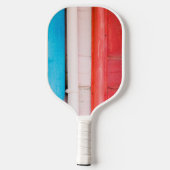 Caraïbische kleuren - abstract pickleball paddle (Achterkant)