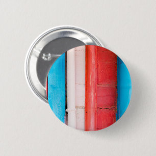Caraïbische kleuren - abstract ronde button 5,7 cm