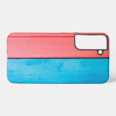 Caraïbische kleuren - abstract samsung galaxy hoesje (Achterkant horizontaal)