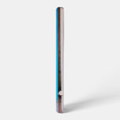 Caraïbische kleuren - abstract samsung galaxy hoesje (Linkerkant)