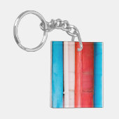 Caraïbische kleuren - abstract sleutelhanger (Voorkant Links)