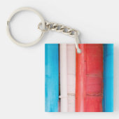 Caraïbische kleuren - abstract sleutelhanger (Voorkant)