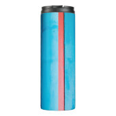 Caraïbische kleuren - abstract thermosbeker (Achterkant)