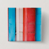 Caraïbische kleuren - abstract vierkante button 5,1 cm (Voorkant)