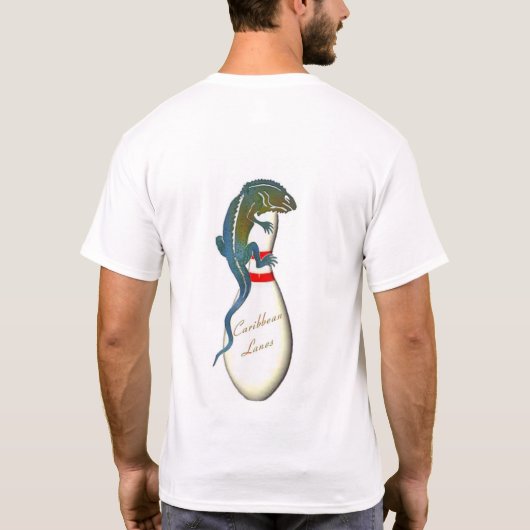 Caraïbische lanes t-shirt (Achterkant)