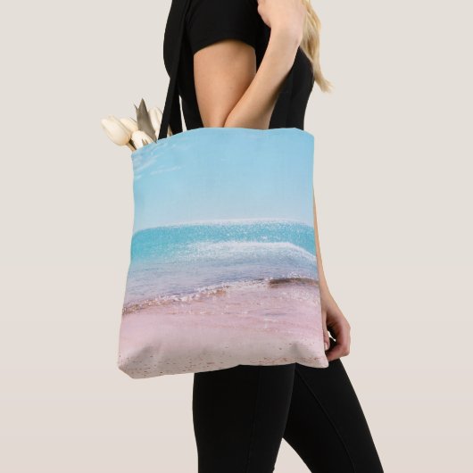 Caraïbische oceaanbek #1 #tropical #wall tote bag (Dichtbij)