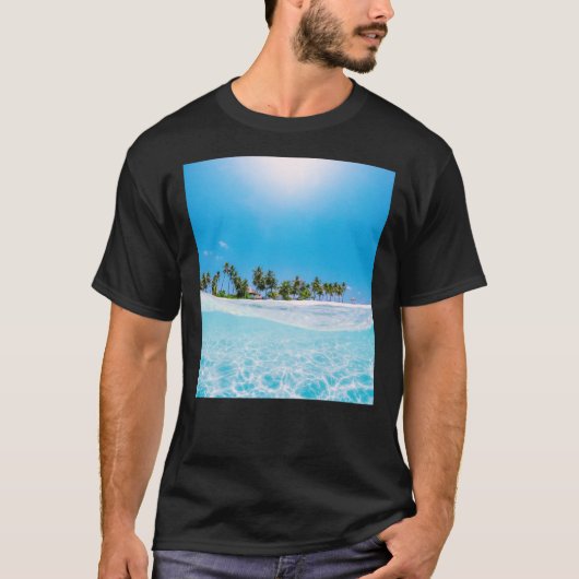 Caraïbische oceaanklassieke T-Shirt (Voorkant)