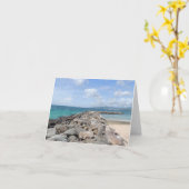 Caraïbische Pieren Notecards Kaart (Gele Bloem)
