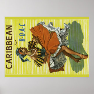 Caraïbische reisposter poster