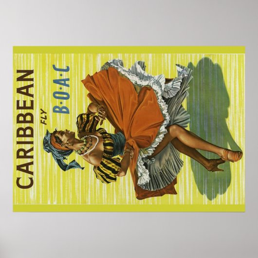 Caraïbische reisposter poster (Voorkant)
