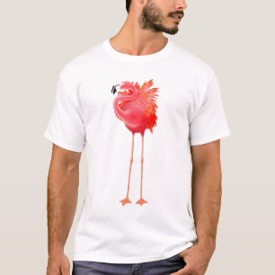 Caraïbische roze flamingo T-Shirt