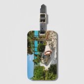 Caraïbische scheepsramp bagagelabel (Voorkant (verticaal))