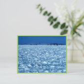 Caraïbische sneeuwpopje briefkaart (Staand voorkant)