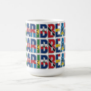 Caraïbische Vlaggen Koffiemok