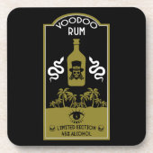 Caraïbische Voodoo Rum Bier Onderzetter (Voorkant)