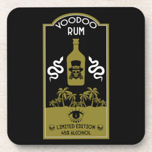 Caraïbische Voodoo Rum Bier Onderzetter