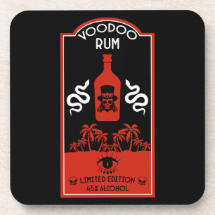 Caraïbische Voodoo Rum Bier Onderzetter