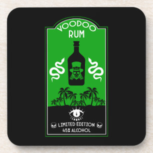 Caraïbische Voodoo Rum Bier Onderzetter