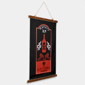 Caraïbische Voodoo Rum Hangend Wandkleed (Gebogen)