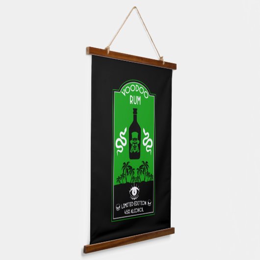Caraïbische Voodoo Rum Hangend Wandkleed (Gebogen)