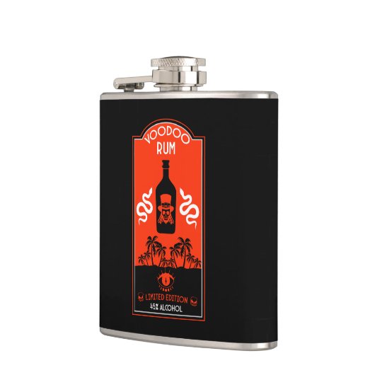 Caraïbische Voodoo Rum Heupfles (Links)