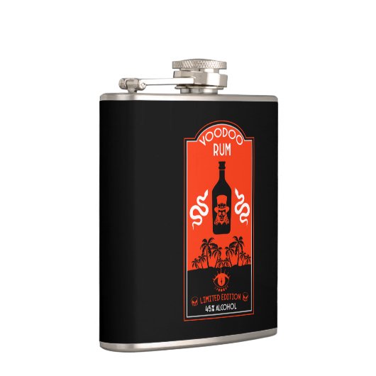 Caraïbische Voodoo Rum Heupfles (Rechts)