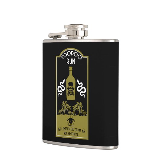 Caraïbische Voodoo Rum Heupfles (Links)