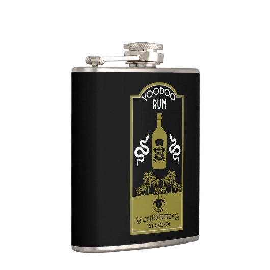 Caraïbische Voodoo Rum Heupfles (Rechts)