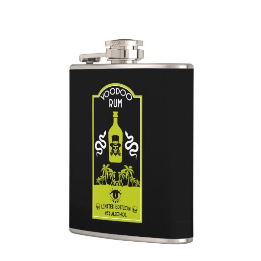 Caraïbische Voodoo Rum Heupfles (Links)