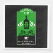 Caraïbische Voodoo Rum Servet (Voorkant)
