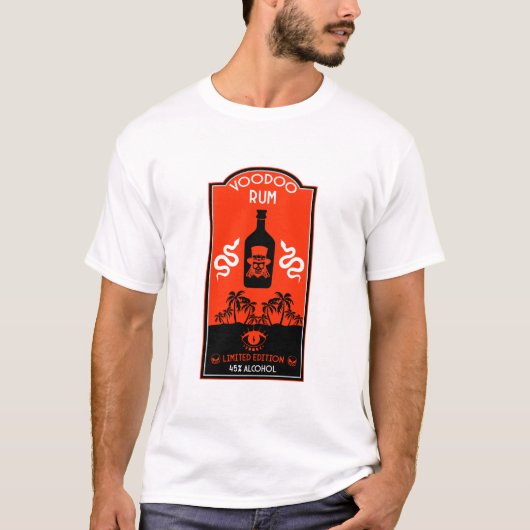 Caraïbische Voodoo Rum T-shirt (Voorkant)