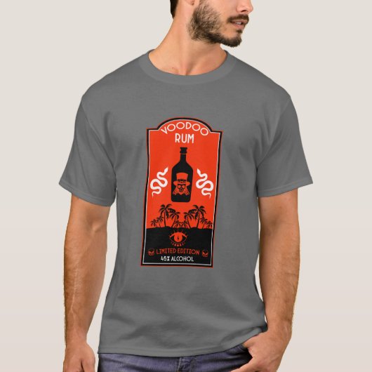 Caraïbische Voodoo Rum T-shirt (Voorkant)