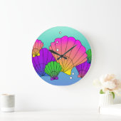 Caraïbische zeeschelpen met bubbels grote klok (Huis)