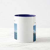 Caraïbische zeilboot, ik zou liever varen. mok (Midden)