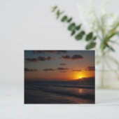Caraïbische Zonsondergang 01 Briefkaart (Staand voorkant)