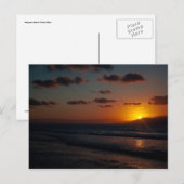 Caraïbische Zonsondergang 01 Briefkaart (Voorkant / Achterkant)