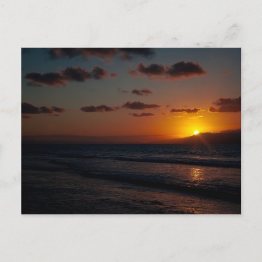 Caraïbische Zonsondergang 01 Briefkaart (Voorkant)