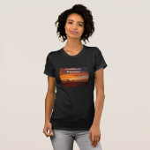 Caraïbische zonsondergang, dromen! t-shirt (Voorkant volledig)