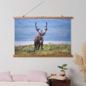 Caraïre of rendier | Nationaal park Denali, Alaska Hangend Wandkleed (Slaapkamer)