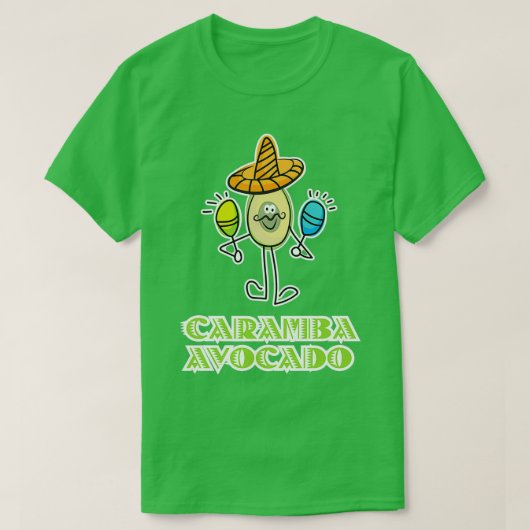 Caramba Avocado Funny Avocado Gift Vegan Gift Clas T-shirt (Design voorkant)