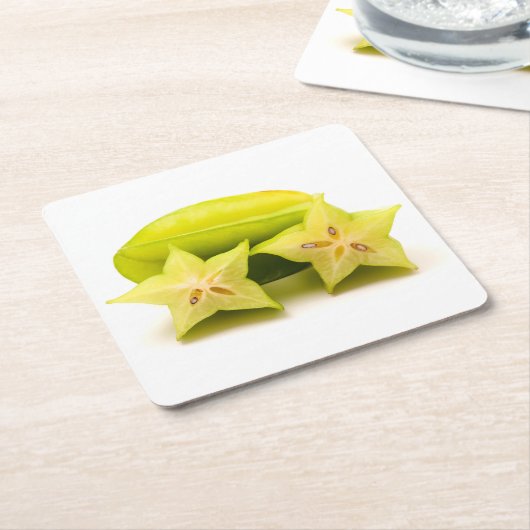 Carambola Kartonnen Onderzetters (Schuin)
