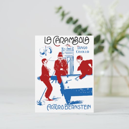 Carambola Tango Briefkaart (Staand voorkant)