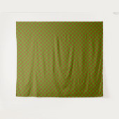 Caramel appel geruit bord patroon wandkleed (Voorkant (horizontaal))