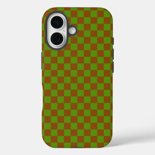 Caramel appel geruite bord patroon Case-Mate iPhone case (Achterkant)