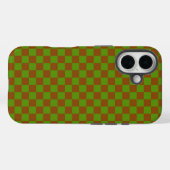 Caramel appel geruite bord patroon Case-Mate iPhone case (Achterkant (horizontaal))