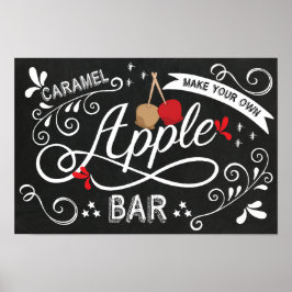 Caramel Apple Bar-teken Poster