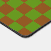 Caramel apple checkered board pattern bureaumat (Hoek)