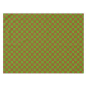 Caramel apple checkered board pattern tafelkleed (Voorkant (Horizontaal))